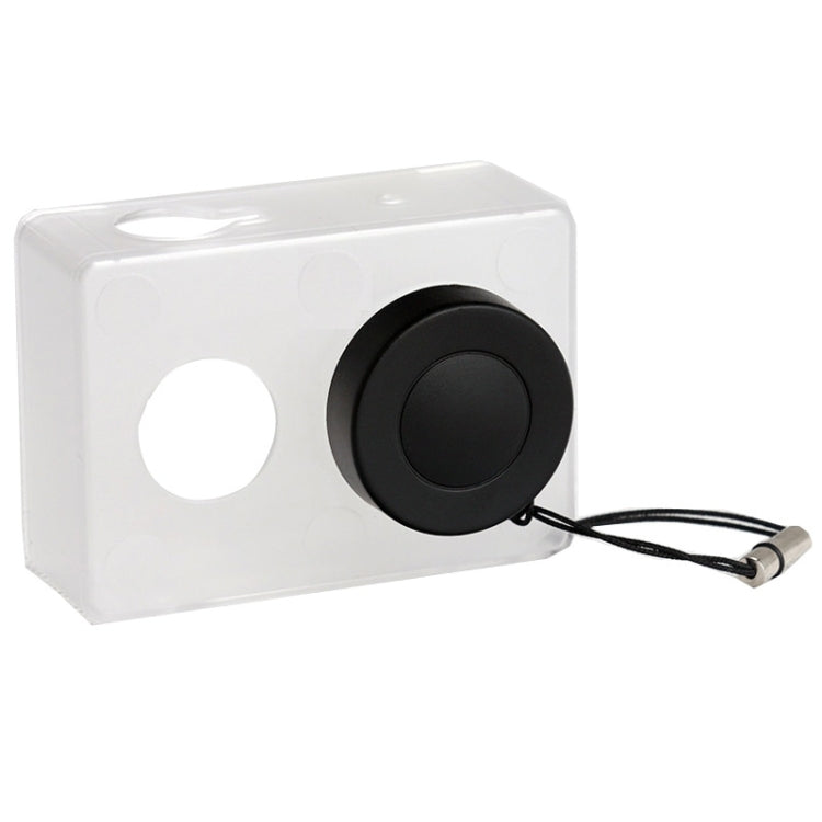 Ultrathin Clear Protective Case with Lens Cap Cover for Xiaoyi Sport Camera