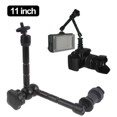 11 inch Adjustable Magic Arm for Camera Accessories (Black)