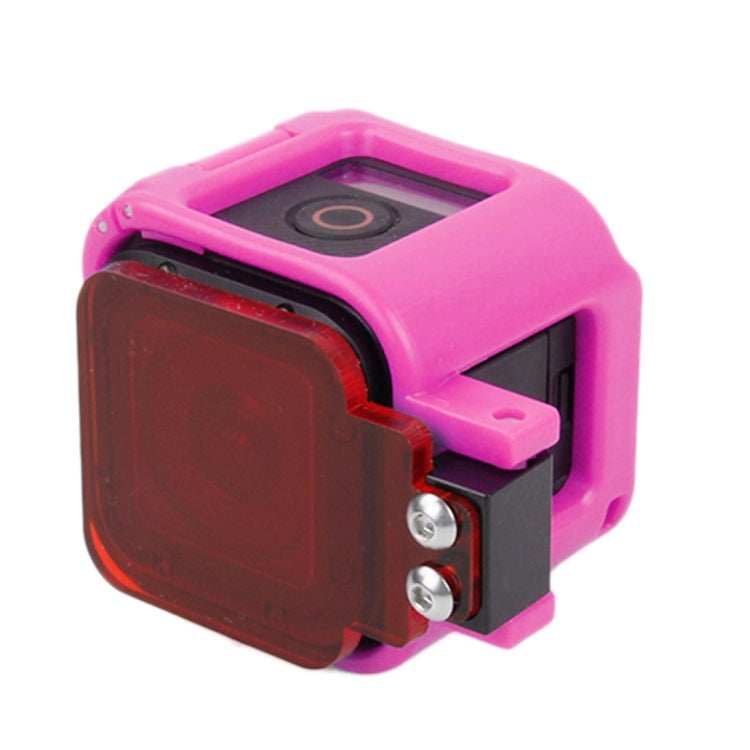 Low-profile Frame Mount with Filter for GoPro Session Cameras (Pink)