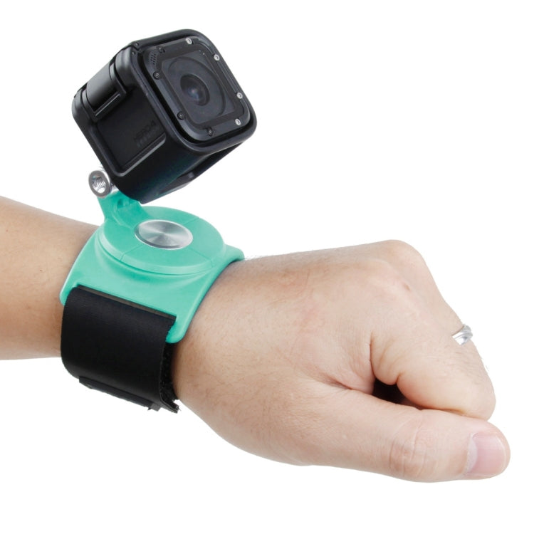 TMC HR357 360-degree Rotation Mount with Straps (Green) for Action Cameras
