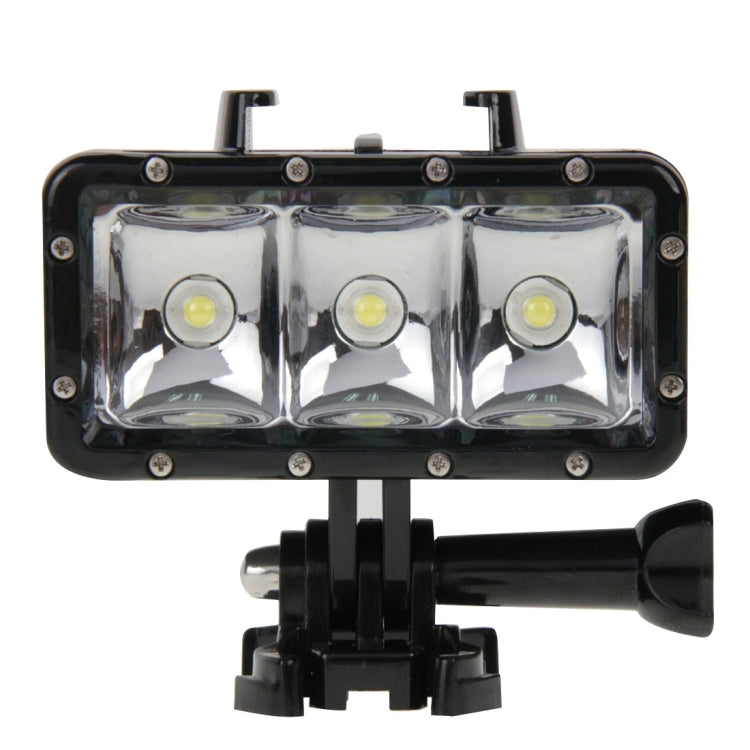 30M Waterproof Video Light with 3 Modes Flashlight for Action Cameras