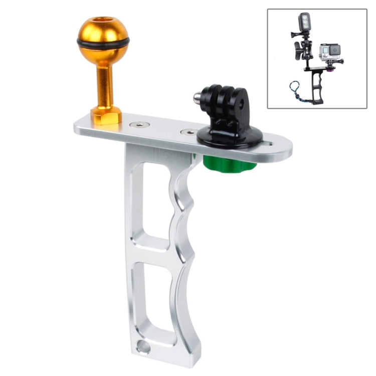 Aluminum Handheld Diving Light Grip for GoPro and Action Cameras