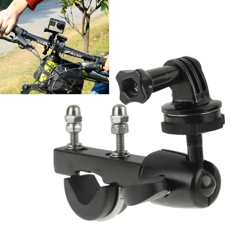 Bike and Moto Handlebar Seatpost Mount Clamp for Action Cameras