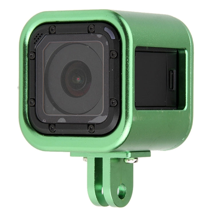 Protective Cage with Aluminum Alloy Housing for GoPro Session Cameras (Green)