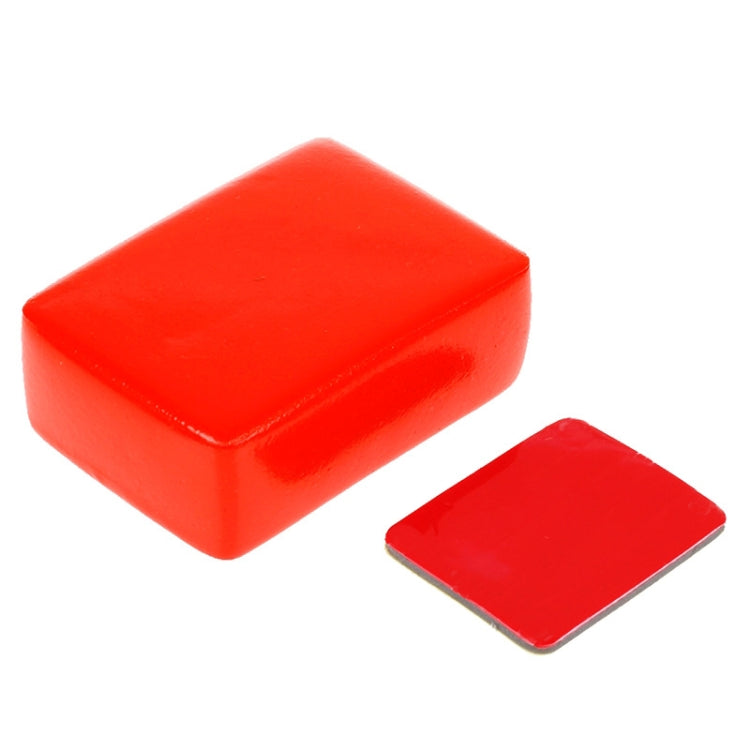 Backdoor Floaty Sponge with Sticker for Action Cameras in Red