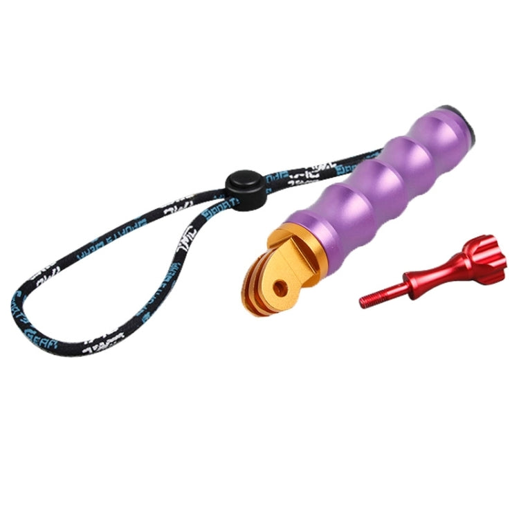 Aluminum Grip Module for Action Cameras - Purple