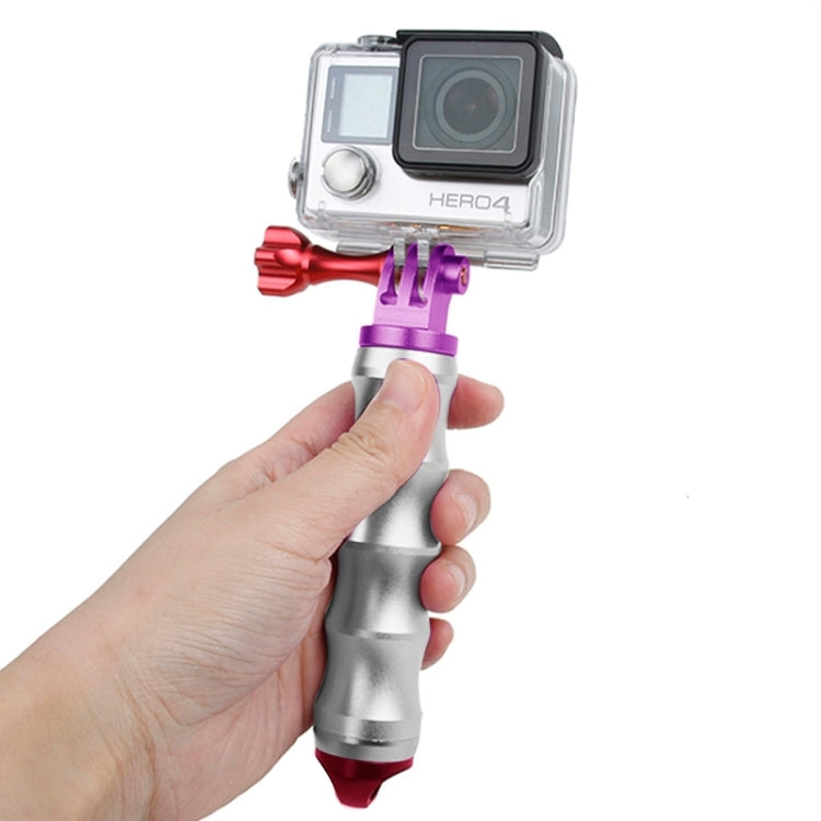 TMC HR295 Aluminum Grip for GoPro, Insta360, DJI and Action Cameras (Silver)