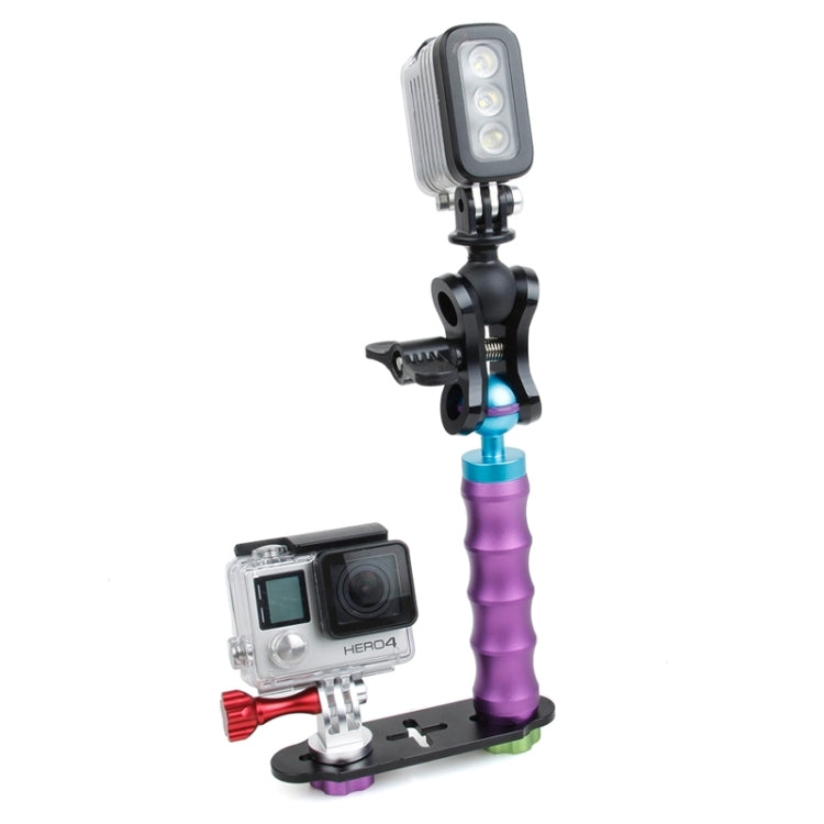 TMC HR299 7 in 1 Aluminum Alloy CNC Module Mounting Set for Action Cameras (Purple)