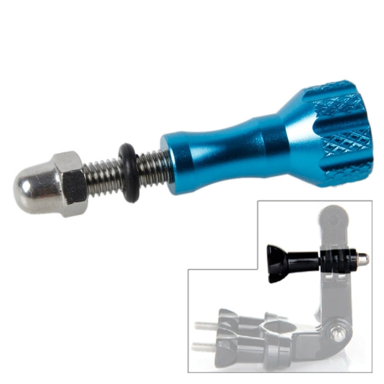 Aluminum Thumb Knob Stainless Bolt Screw for GoPro and DJI OSMO Action Cameras (Blue)
