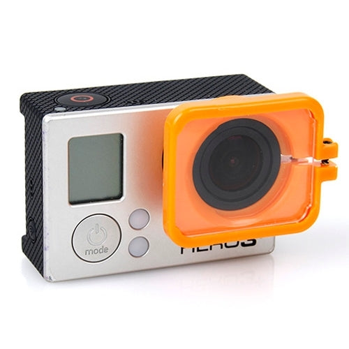 Anti-Glare Lens Hood for GoPro HERO4 /3+ (Orange)