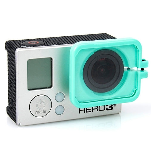 Green Lens Hood for GoPro HERO4 /3+ to Block Glare and Protect from Dirt