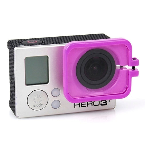 TMC Lens Anti-Glare Protective Hood for GoPro HERO4 /3+ (Purple)