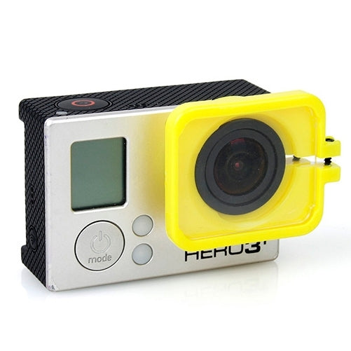 TMC Lens Anti-Glare Protective Hood for GoPro HERO4 /3+ (Yellow)