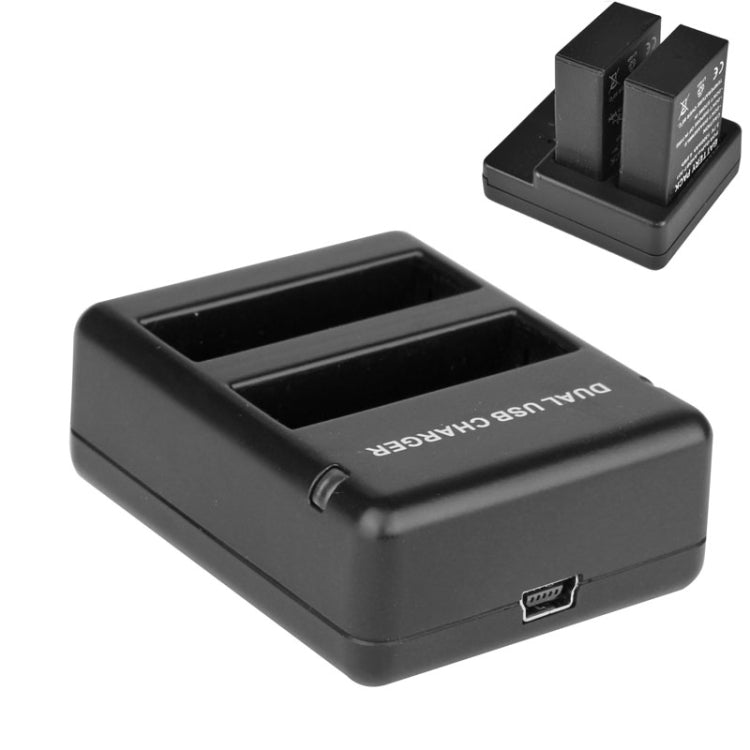 USB Dual Battery Travel Charger for GoPro HERO4 (AHDBT-401)(Black)
_______________
USB Dual Battery Travel Charger for GoPro HERO4 (AHDBT-401), Ensures Safe and Efficient Charging