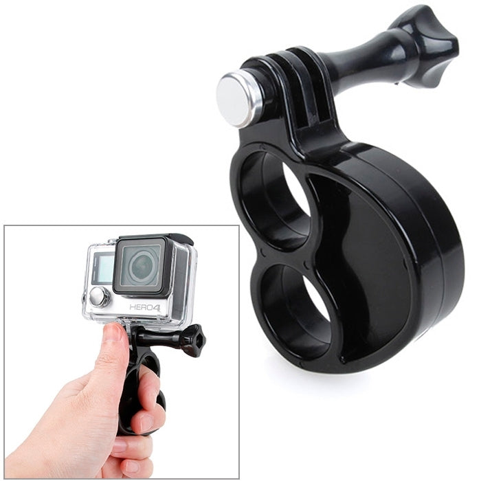 TMC HR273 Gen2 Fingers Grip for Action Cameras with Secure Attachment (Black)