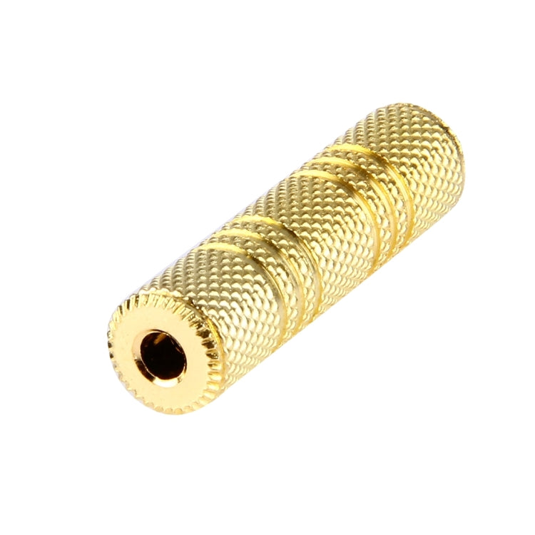 Gold Plated 3.5mm Female to Stereo Jack Plug Adaptor