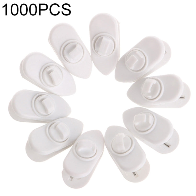 Rotating Headphone Cable Clips - Pack of 1000 (White)