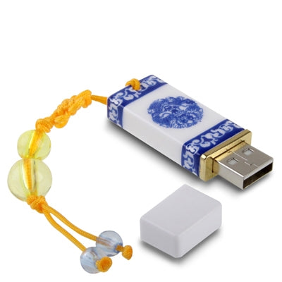 Blue and White Porcelain Series USB Flash Disk - 4GB