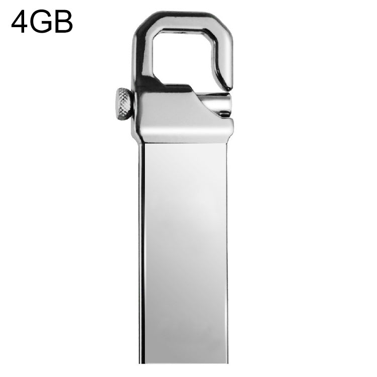 4GB Metallic Keychain Style USB 2.0 Flash Drive
