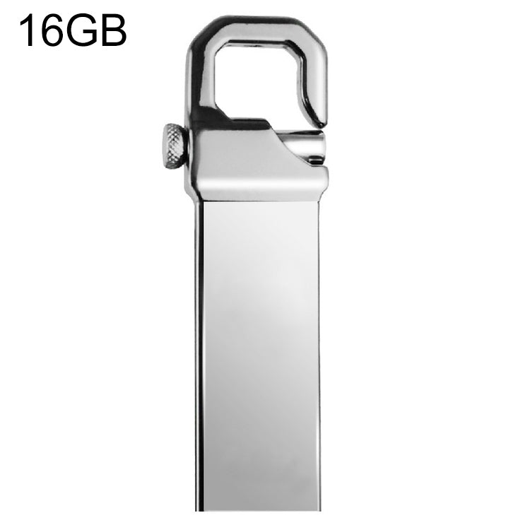16GB Metal Keychain USB 2.0 Flash Drive