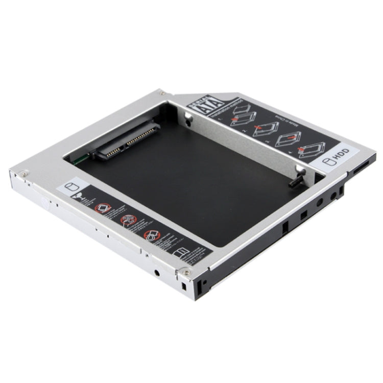 Universal 2nd HDD Caddy for 2.5 inch SATA HDD, 12.7mm Thickness