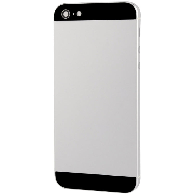 Alloy Back Cover Replacement for iPhone 5 - Sleek Silver