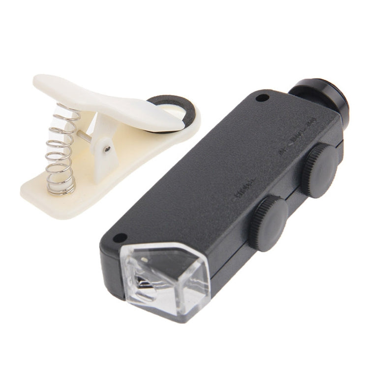 60-100X Zoom Digital Mobile Phone Microscope Magnifier with LED Light & Clip