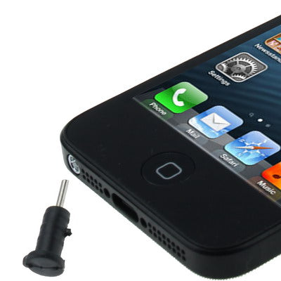 Earphone Dust Stopper Set for iPhone and iPad (Black, 100 PCS)