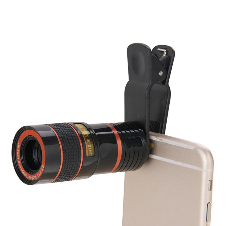 8X Zoom Telescope Telephoto Camera Lens with Clip - Enhance Your Mobile Photography