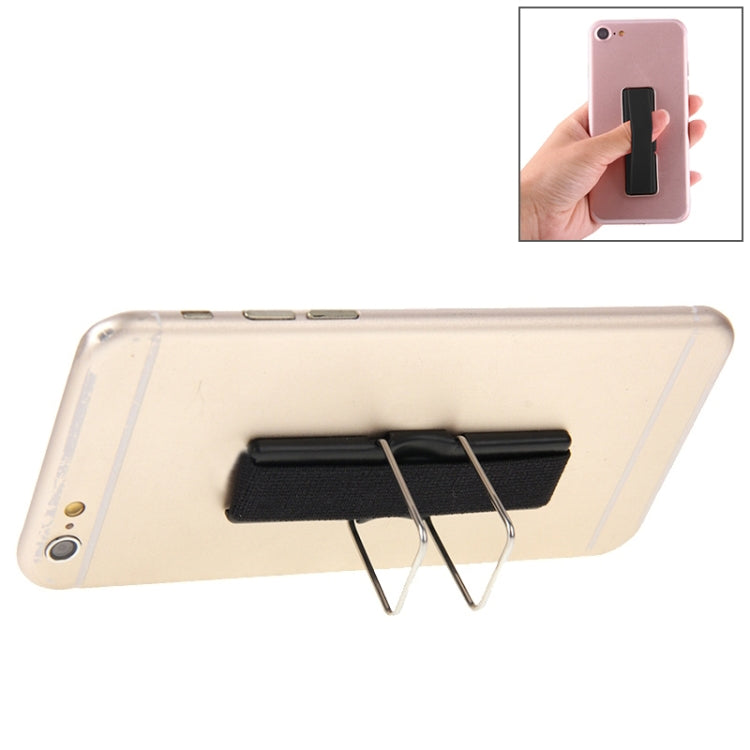 Mini Foldable Phone Stand and Finger Grip (Black)