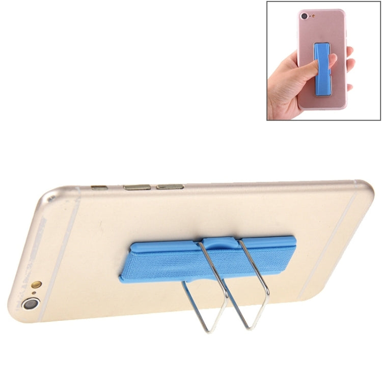 Universal Mini Foldable Finger Grip Holder Stand (Blue)