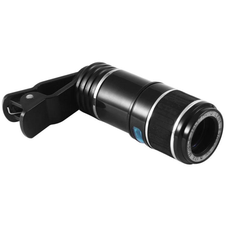 12X Zoom Optical Telescope Lens with Tripod Clip