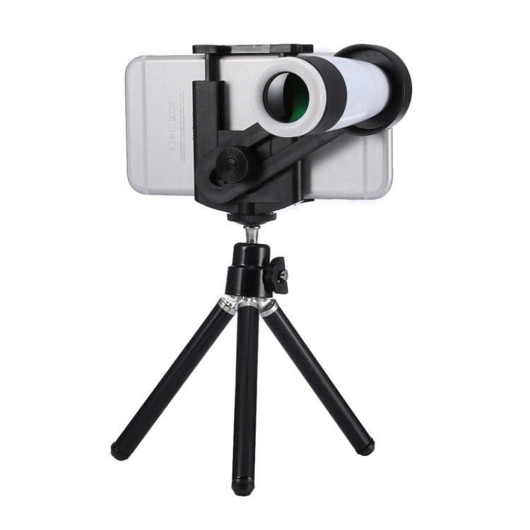12x Zoom Optical Telescope Telephoto Camera Lens Kit for Mobile Phones (White)
