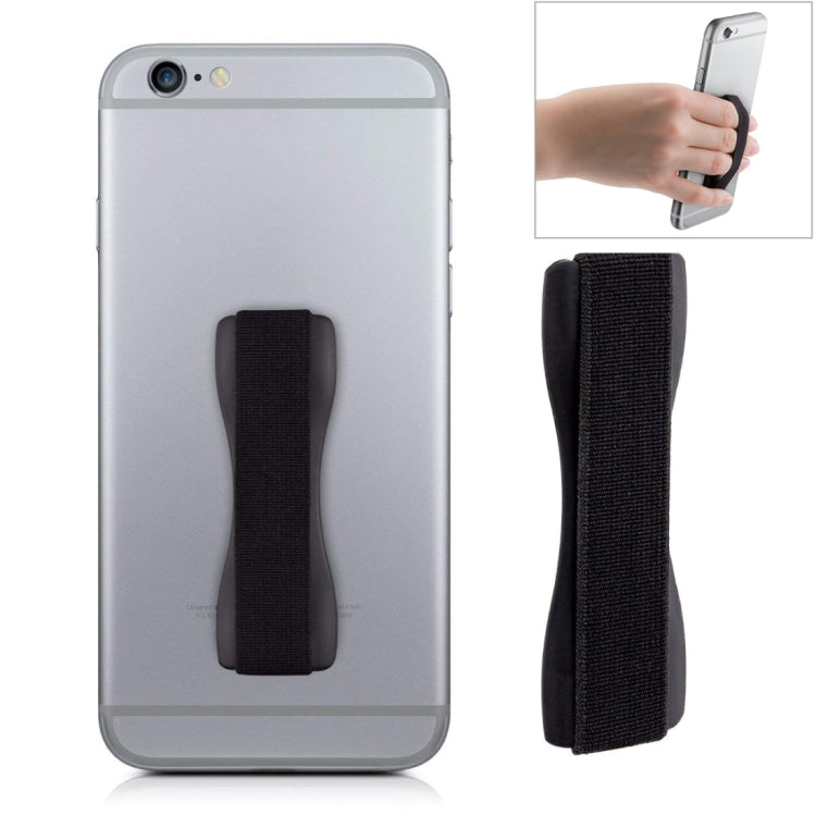 Universal Elastic Finger Grip Phone Holder for All Smartphones (Black)