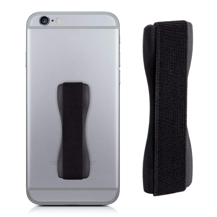 Universal Elastic Finger Grip Phone Holder for All Smartphones (Black)