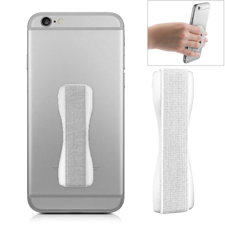 Phone Grip for Secure and Stable Hold of iPhone, Galaxy, Sony, Lenovo, HTC, Huawei, and More Smartphones (White)
