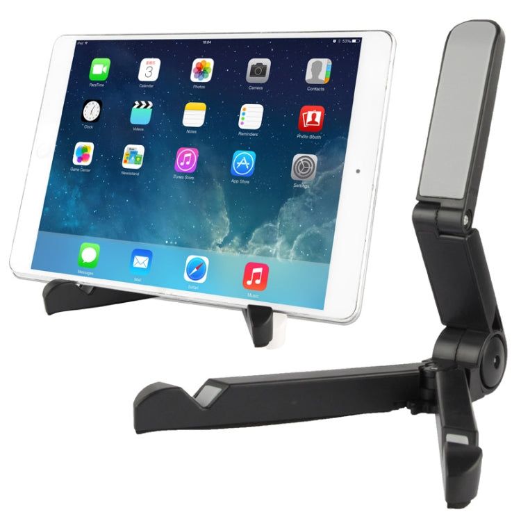 Portable Fold-Up Tablet Stand for 7-10 Inch Tablets, Black