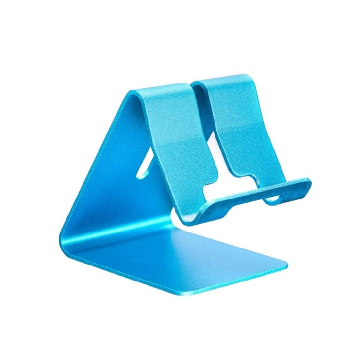 Adjustable Aluminum Desktop Phone and Tablet Stand (Blue)