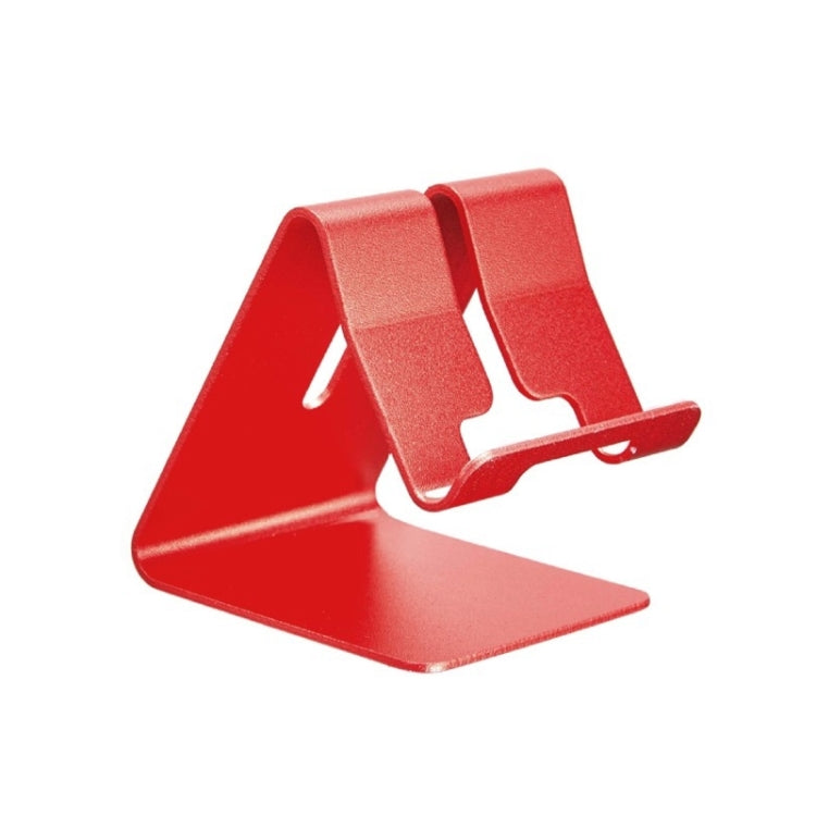 Aluminum Desktop Holder Stand for Mobile Phones and Tablets (Red)
