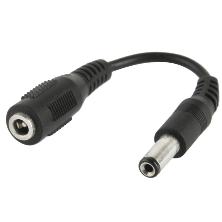Male to Female DC Plug Adapter, 5.5 x 2.5mm to 3.5mm, 12cm Length
