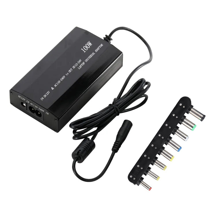 100W Universal Laptop AC / DC Adapter with USB 5V Port and Voltage Exchange Compatibility