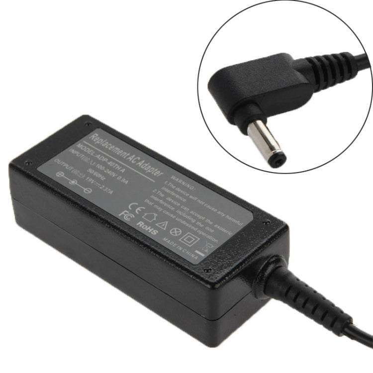 ADP-40THA 19V 2.37A AC Adapter for Asus Laptop with 4.0mm x 1.35mm Output Tips