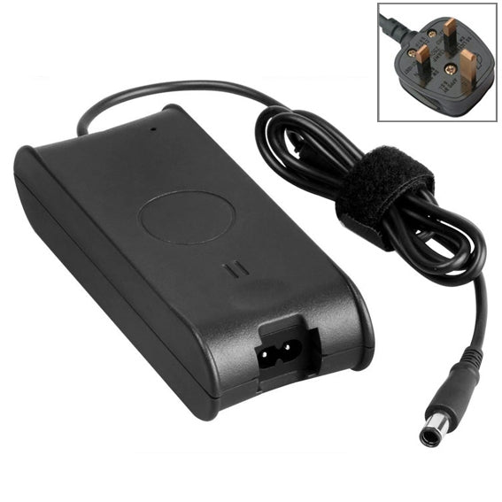 UK Plug AC Adapter 19.5V 4.62A 90W with 7.4x5.0mm Output Tips for Dell Notebooks