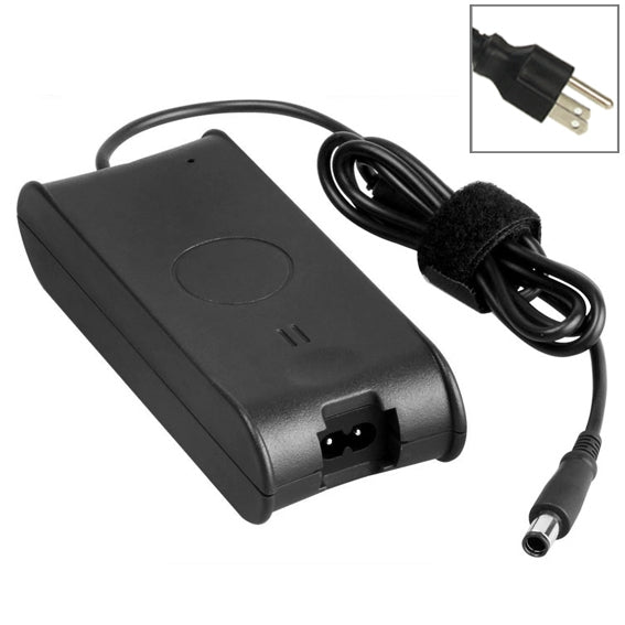 US Plug AC Adapter 19.5V 90W for Dell Notebook - 7.4x5.0mm Output Tips
