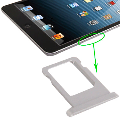 Silver SIM Card Tray Bracket for iPad Mini (WLAN + Cellular Version) - Original Version