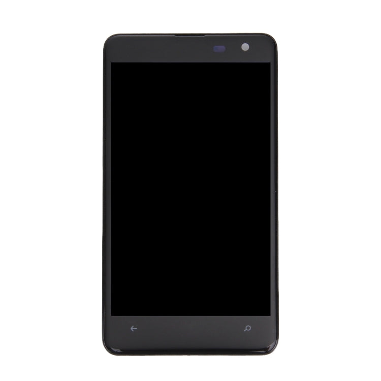 Black LCD Display + Touch Panel with Frame for Nokia Lumia 625