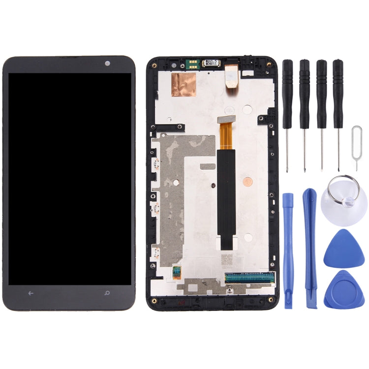 Nokia Lumia 1320 Black LCD Display + Touch Panel with Frame