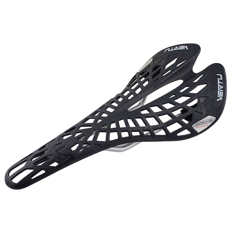 VERTU Lightweight Hollow Out Bike Seat Saddle (Black)