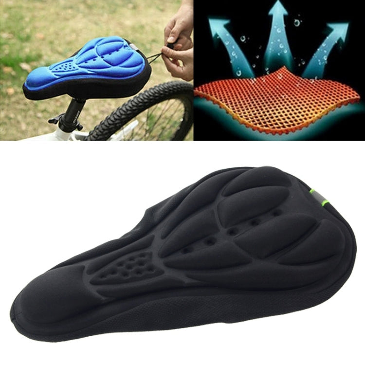 3D Gel Pad Bicycle Seat Cover for Ultimate Comfort (Black)
