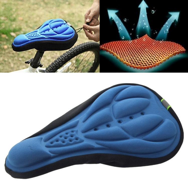 3D Gel Padded Bicycle Seat Cover – Blue